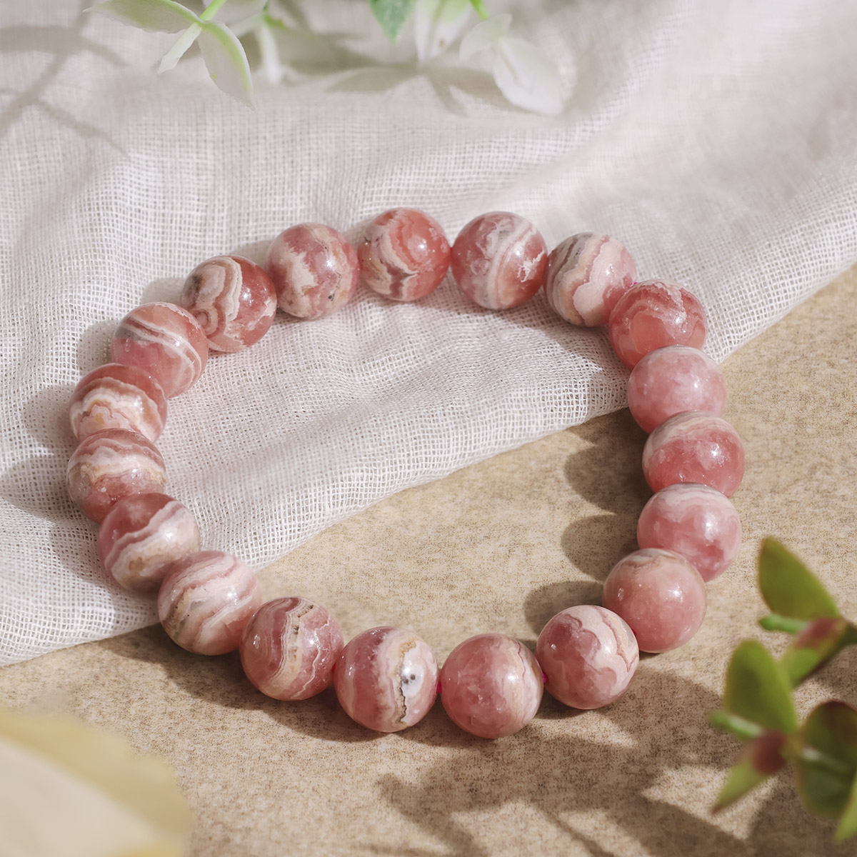 Rhodochrosite Bracelet AA-Shubhanjali Store (8) rhodochrosite bracelet aa