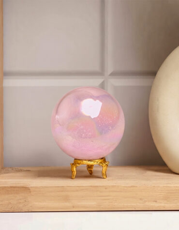 rose quartz aura sphere