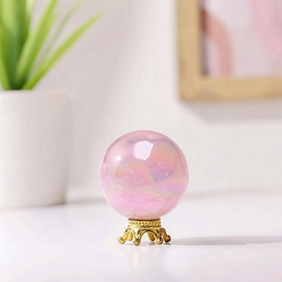 Rose Quartz Aura Sphere rose quartz aura sphere