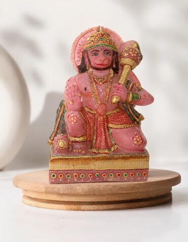 rose quartz hanuman ji printed 1974 gms