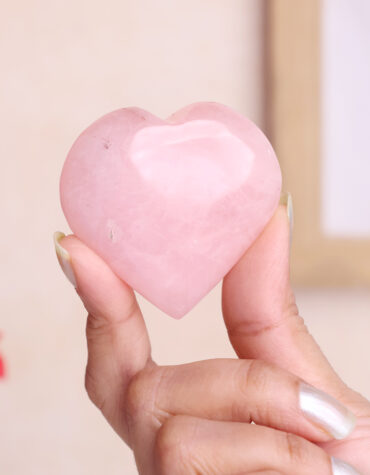 rose quartz heart big
