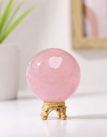 rose quartz mini sphere hq