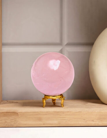 rose quartz mini sphere hq