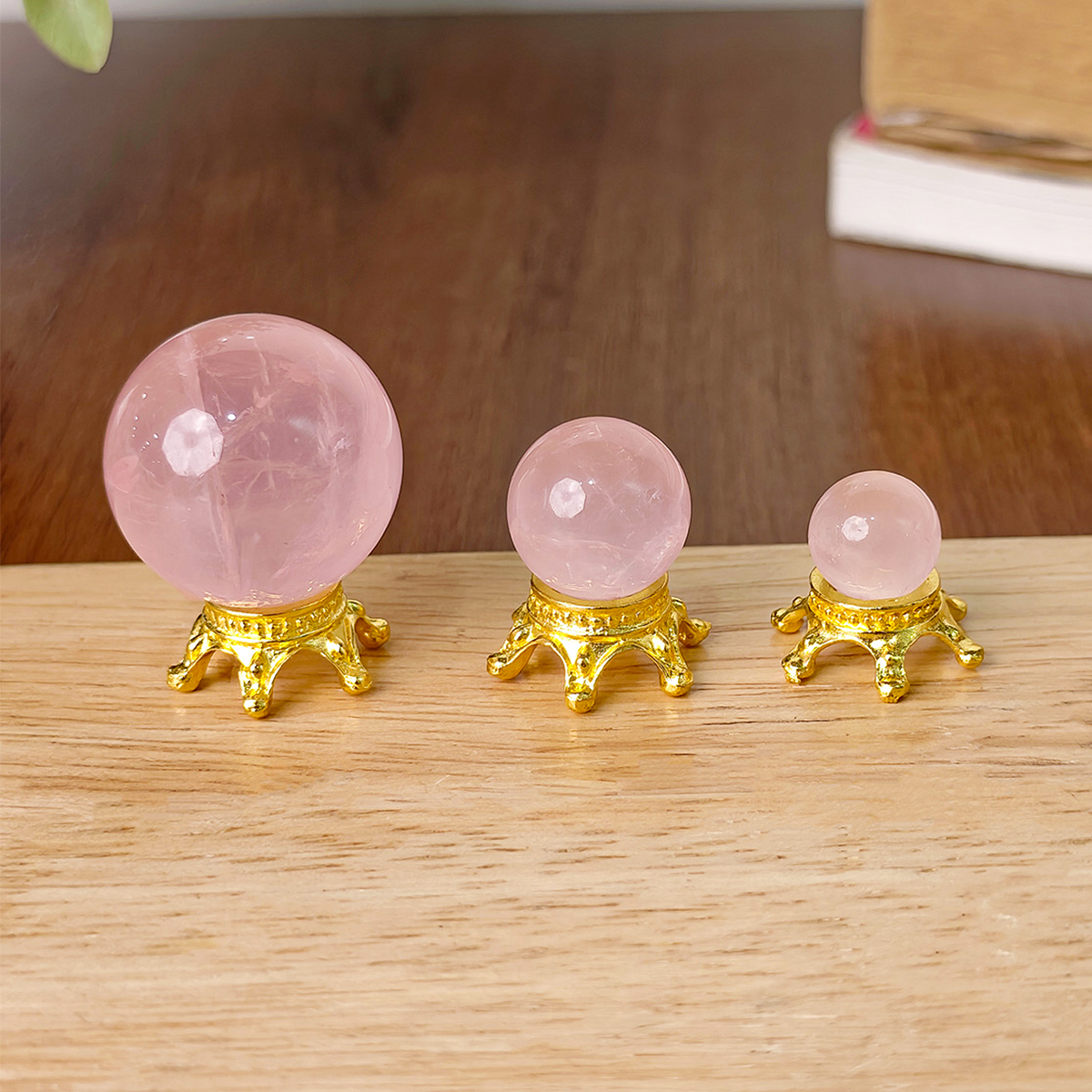 Rose Quartz Mini Sphere HQ (5) rose quartz mini sphere hq