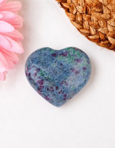ruby kyanite heart