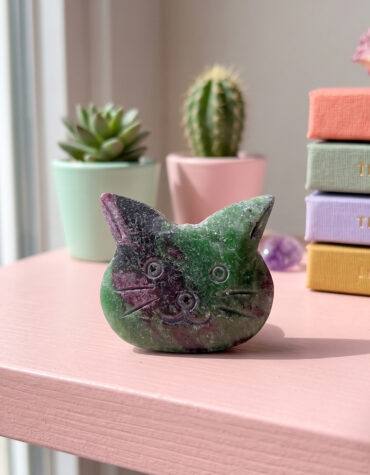 ruby zoisite cat face