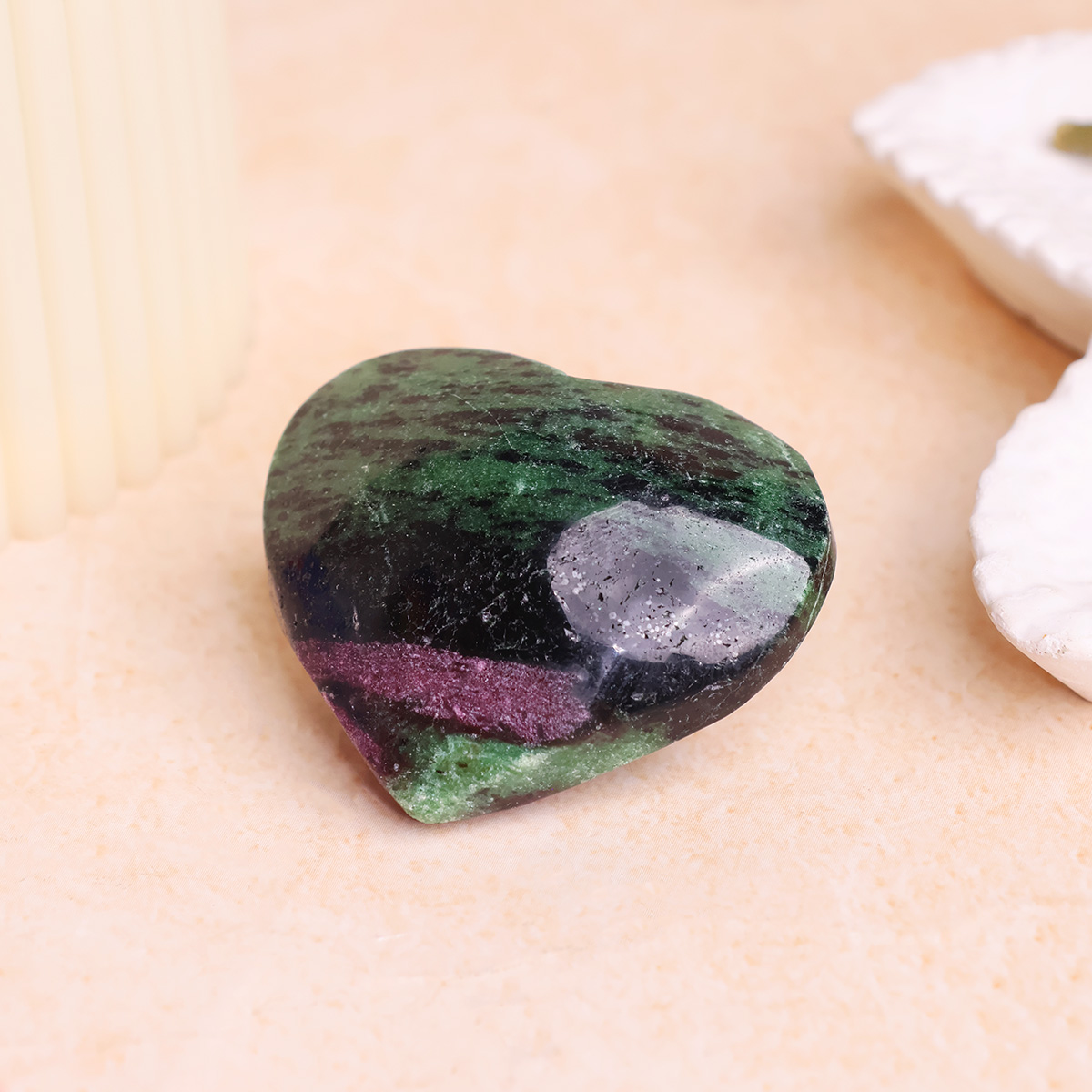 Ruby Zoisite Heart-Shubhanjali Store (5) ruby zoisite heart