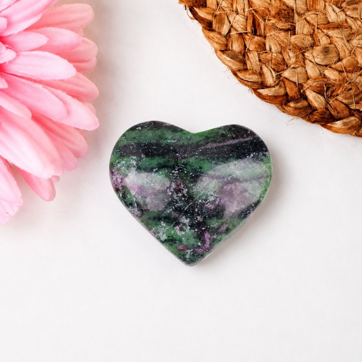 Ruby Zoisite Heart-Shubhanjali Store (7) ruby zoisite heart