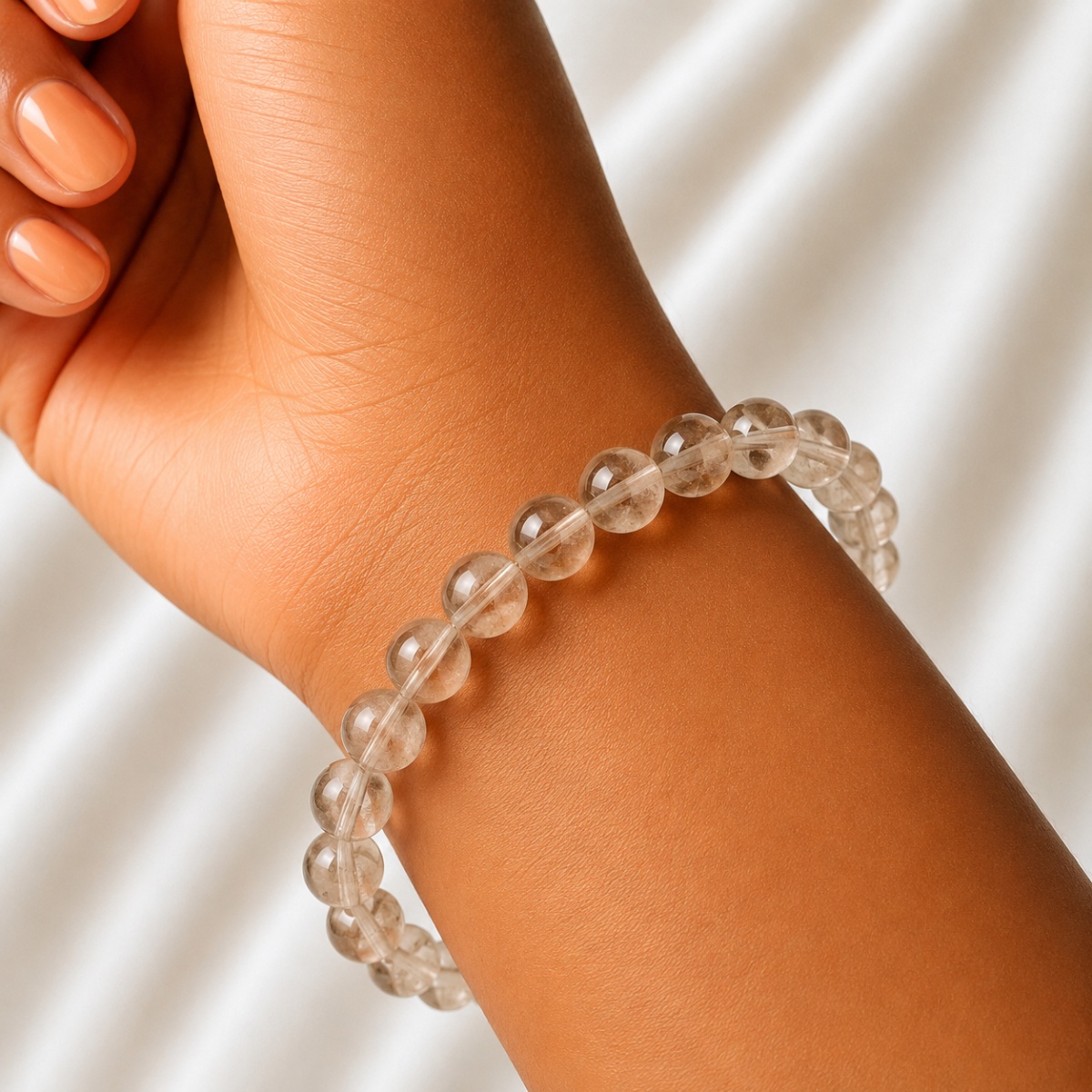 Rutile In Quartz Bracelet HQ-Shubhanjali Store (2) rutile in quartz bracelet hq