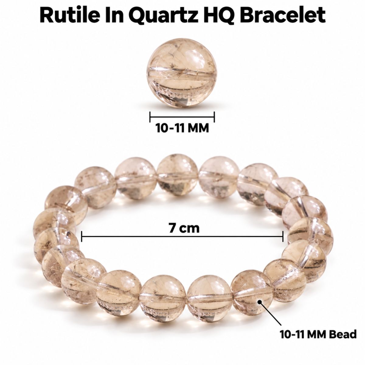 Rutile In Quartz Bracelet HQ rutile in quartz bracelet hq