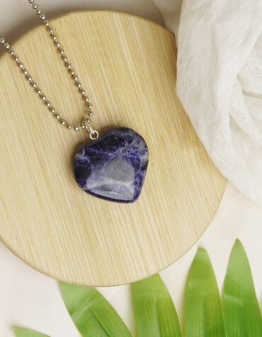 sodalite big heart pendant