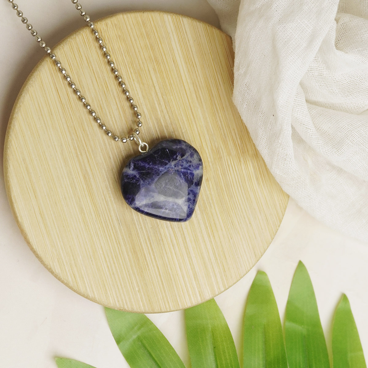 Sodalite Big Heart Pendant-Shubhanjali Store (3) sodalite big heart pendant