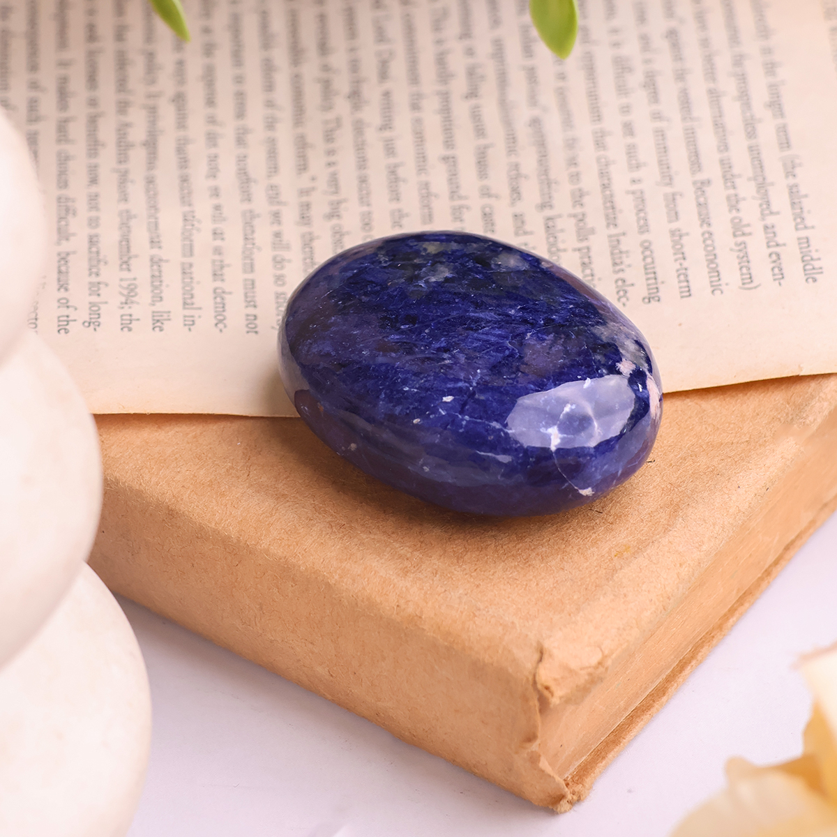 Sodalite Palm Stone (5) sodalite palm stone