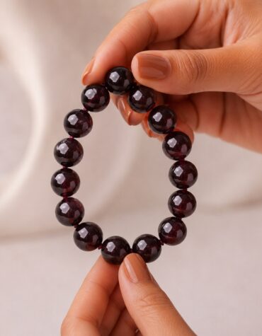 star garnet bracelet aa