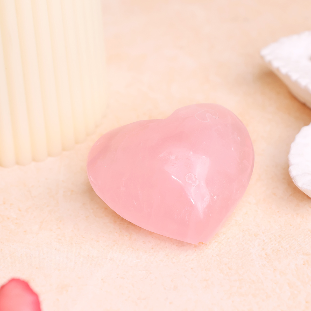 Star Rose Quartz Heart-Shubhanjali Store (3) star rose quartz heart