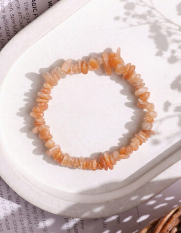 sun & moon stone chips bracelet
