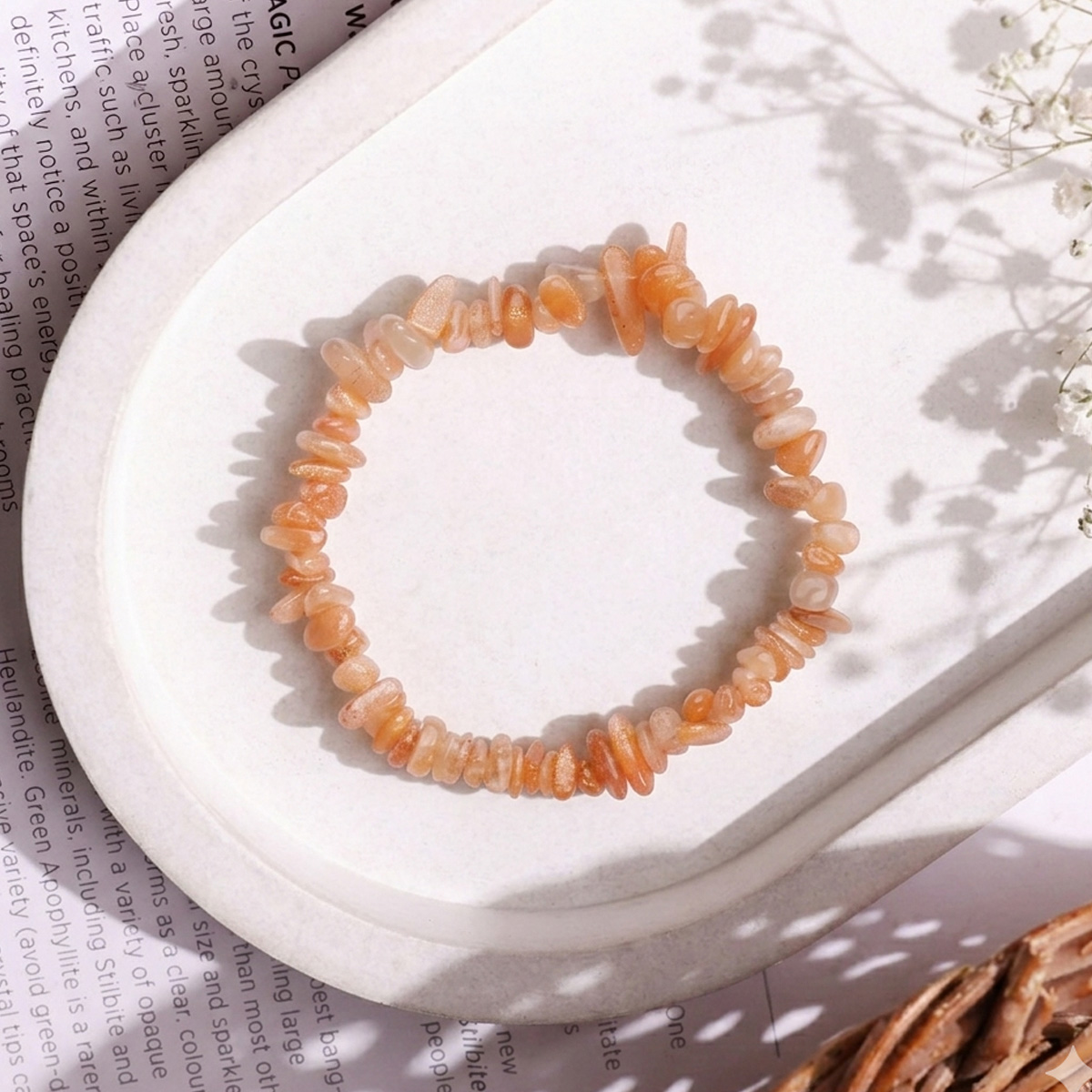 Sun & Moon Stone Chips Beads Bracelet-Shubhanjal Store (4) sun & moon stone chips bracelet