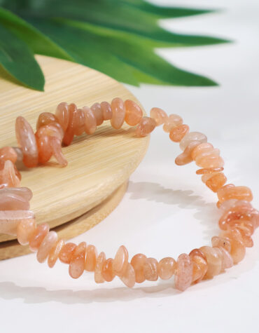 sun & moon stone chips bracelet