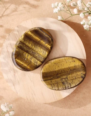 tiger eye worry stone