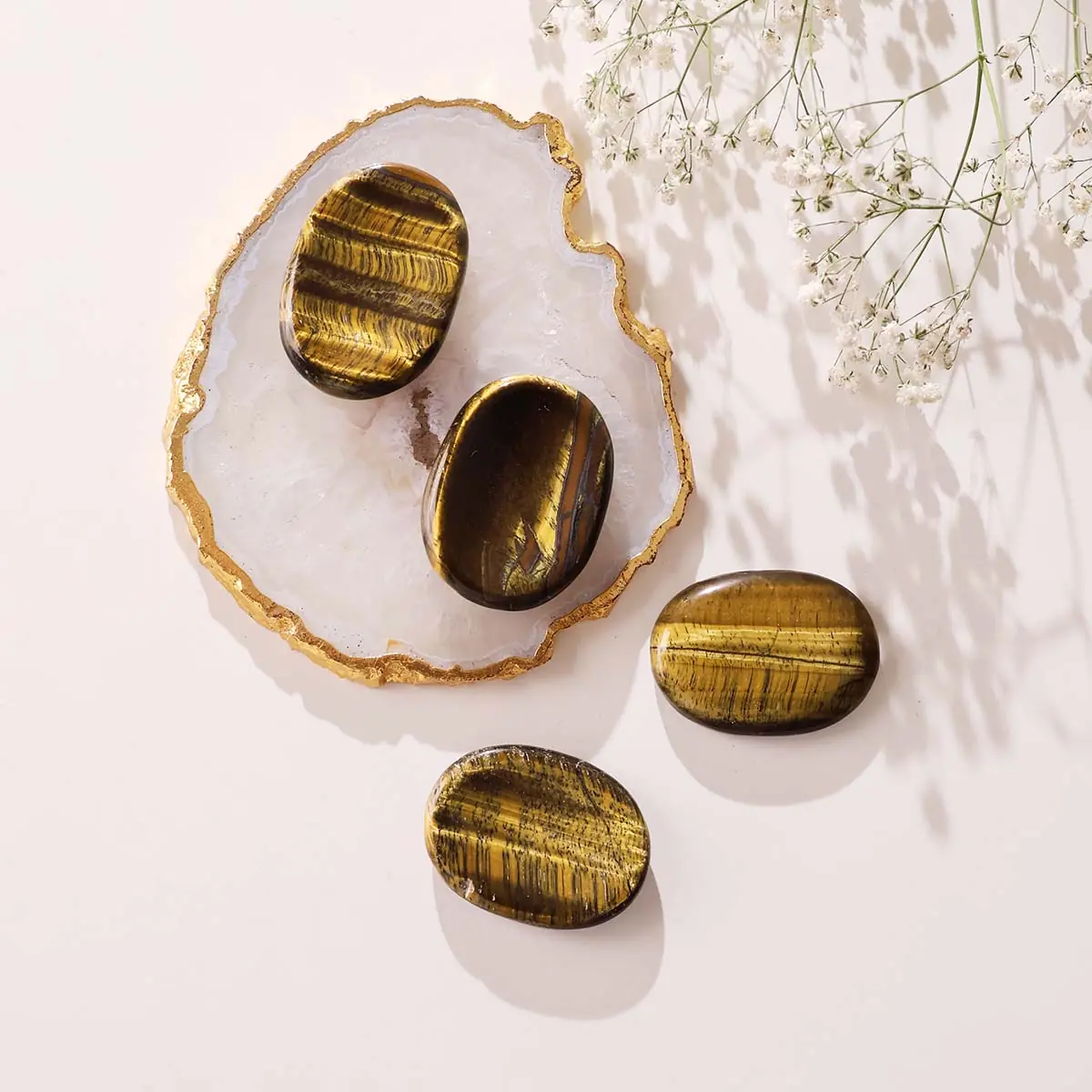 Tiger Eye Worry Stone-Shubhanjali Store (3) tiger eye worry stone