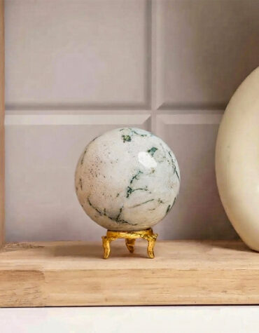 tree agate mini sphere 10 20 gms