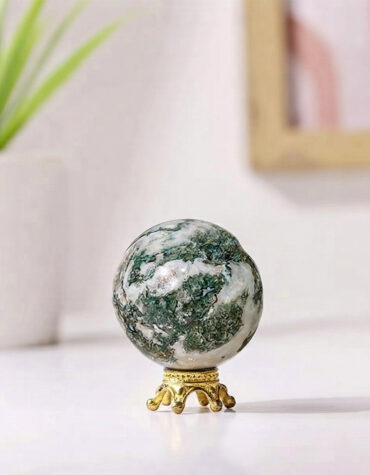 tree agate mini sphere 10 20 gms