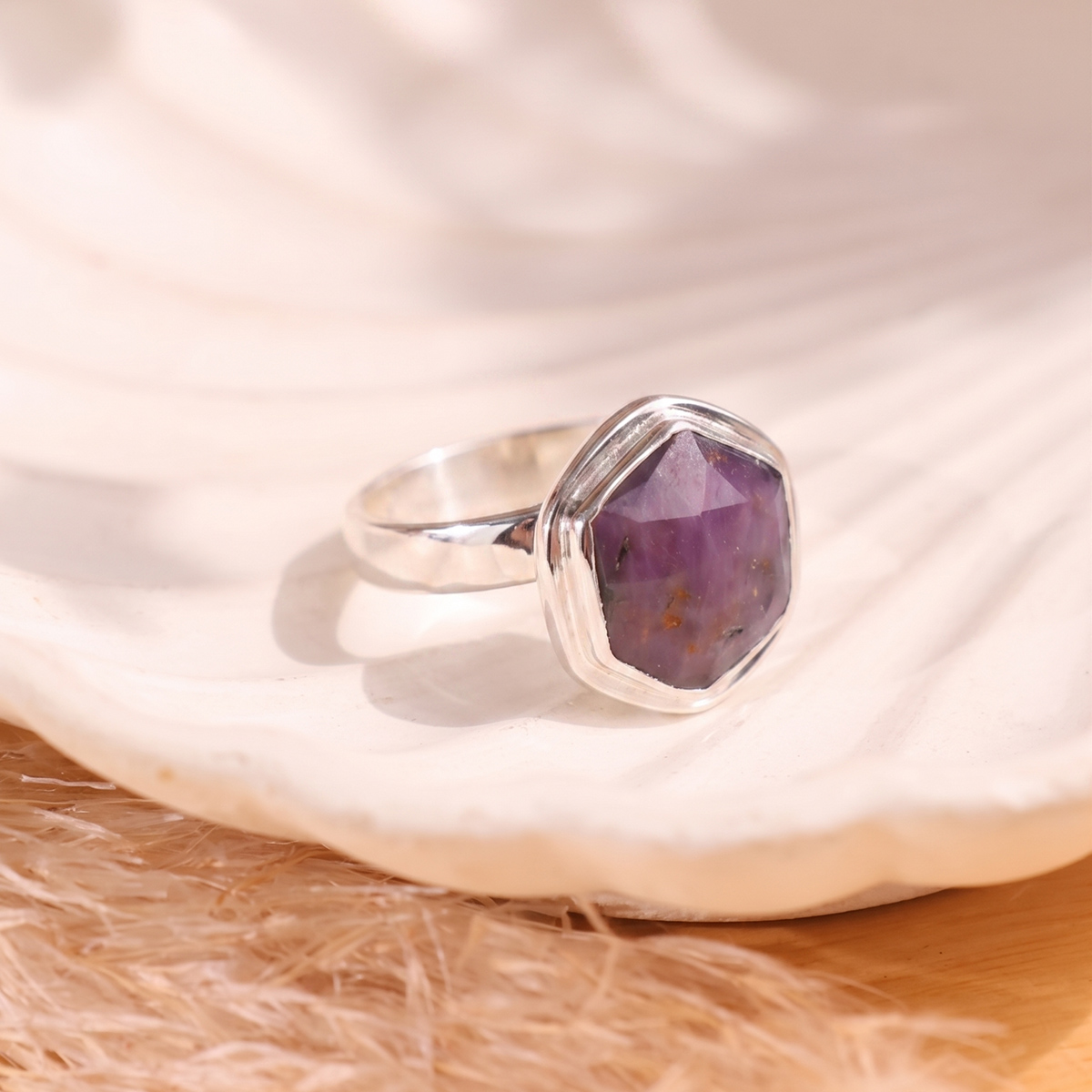 Untitled-4 ruby corundum silver ring