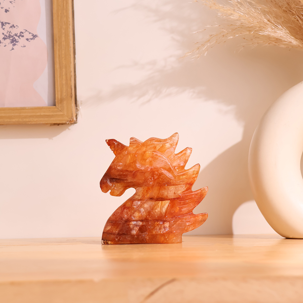 Untitled-5 red fire quartz unicorn 3 inch