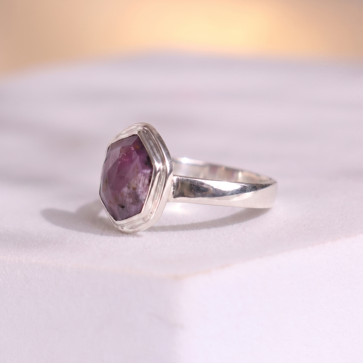 Untitled-5 ruby corundum silver ring