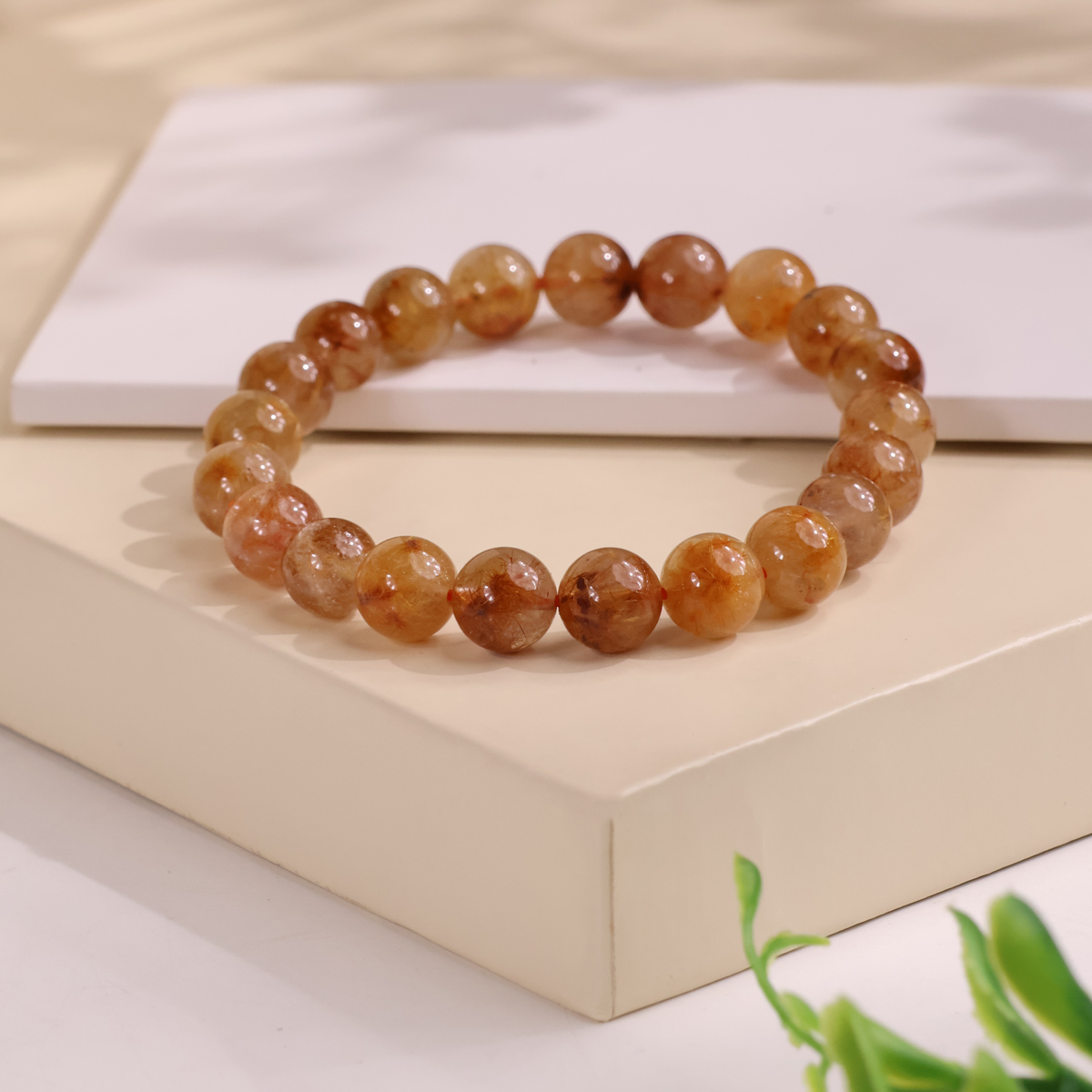 Untitled-6 sunflower rutile bracelet