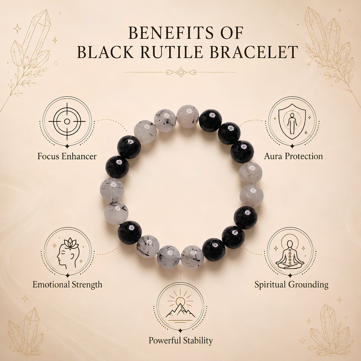 Untitled design (11) black rutile bracelet 10mm hq
