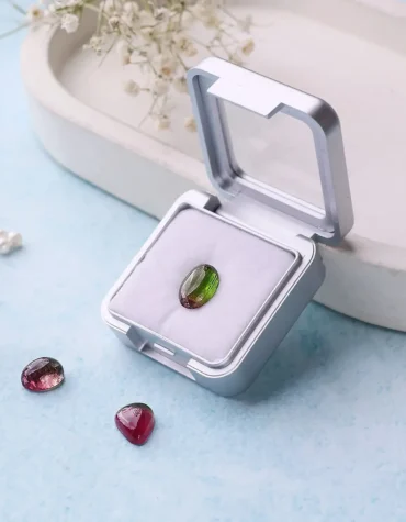 watermelon tourmaline cab