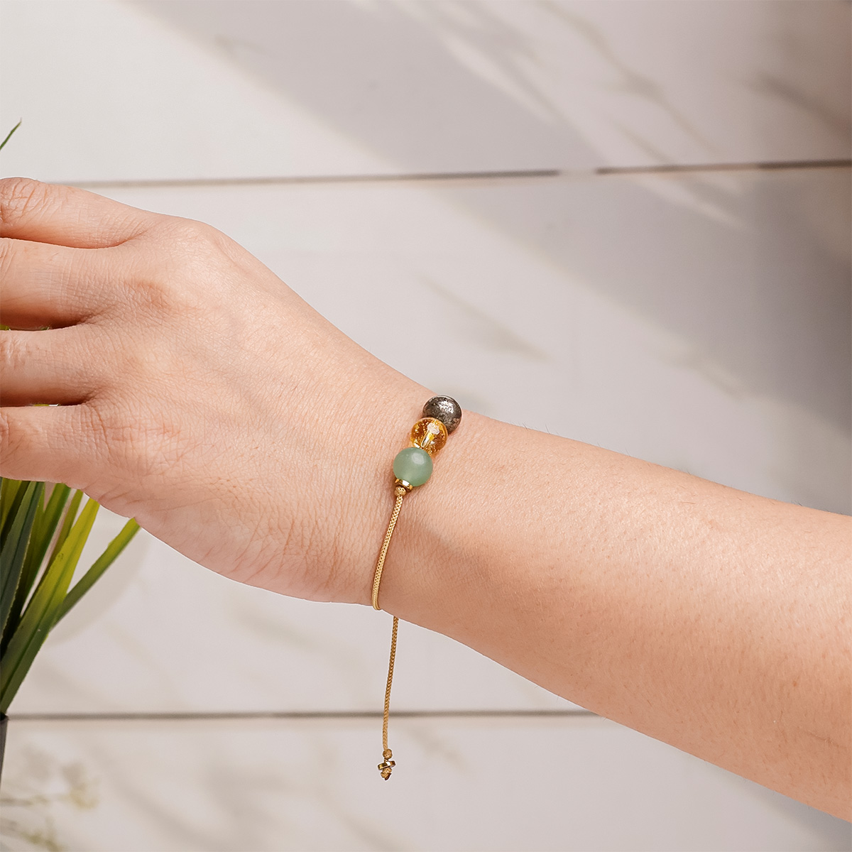 Wealth 3 Beads Thread Bracelet - Shubhanjali Store (2) wealth 3 beads thread bracelet