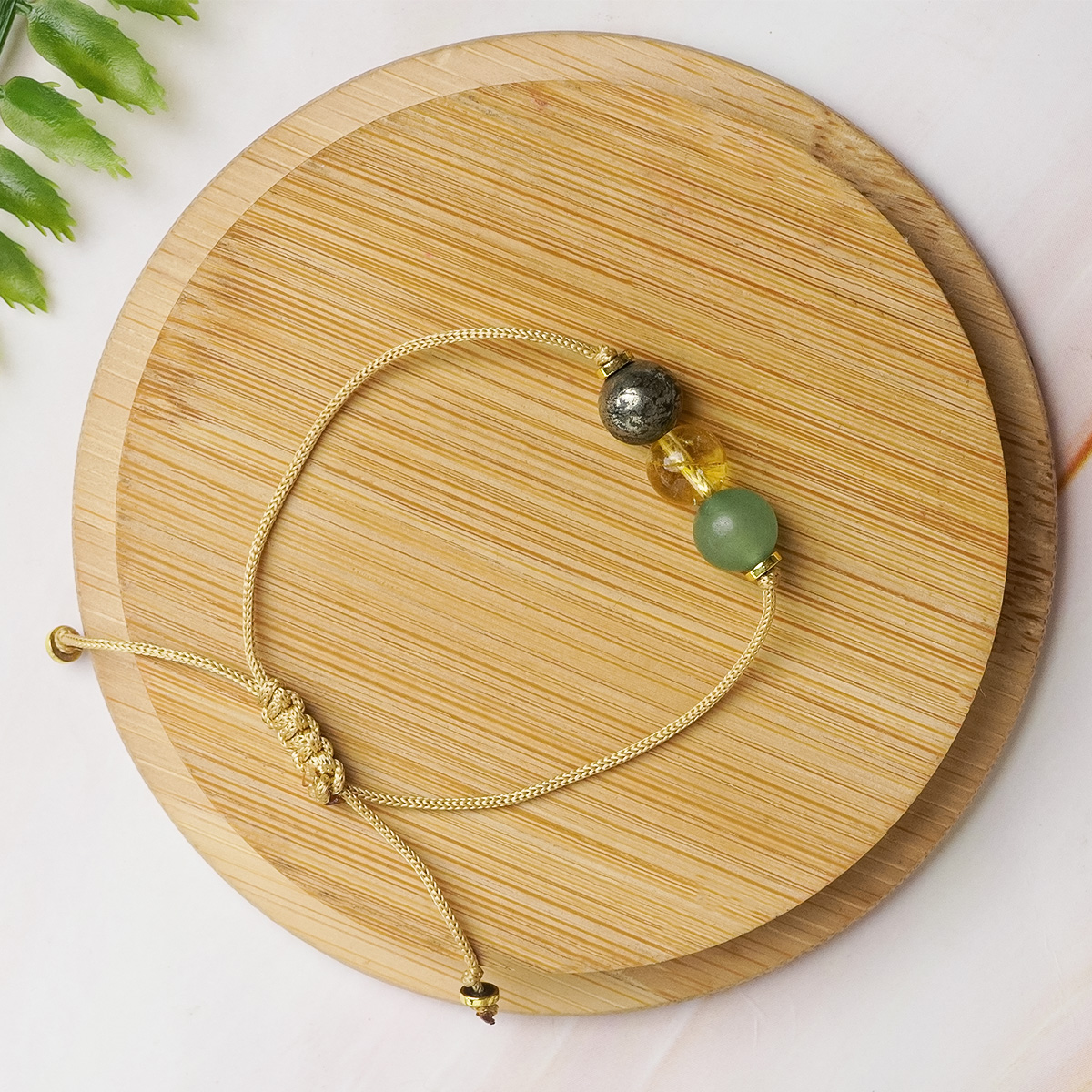 Wealth 3 Beads Thread Bracelet - Shubhanjali Store (5) wealth 3 beads thread bracelet
