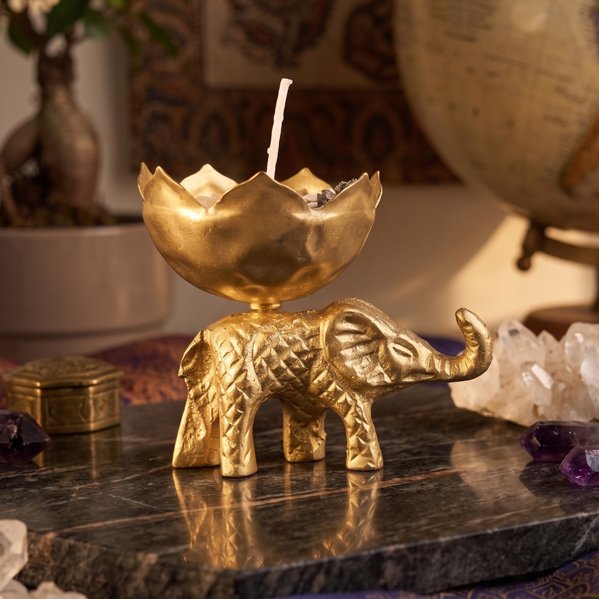 Wealth Elephant Candle (3) wealth elephant candle