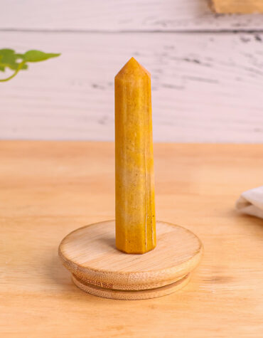 yellow aventurine stone pencil