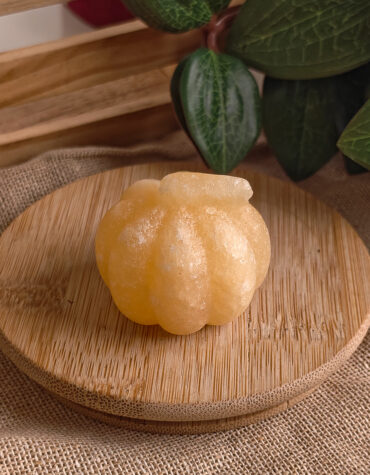 yellow calcite pumpkin big