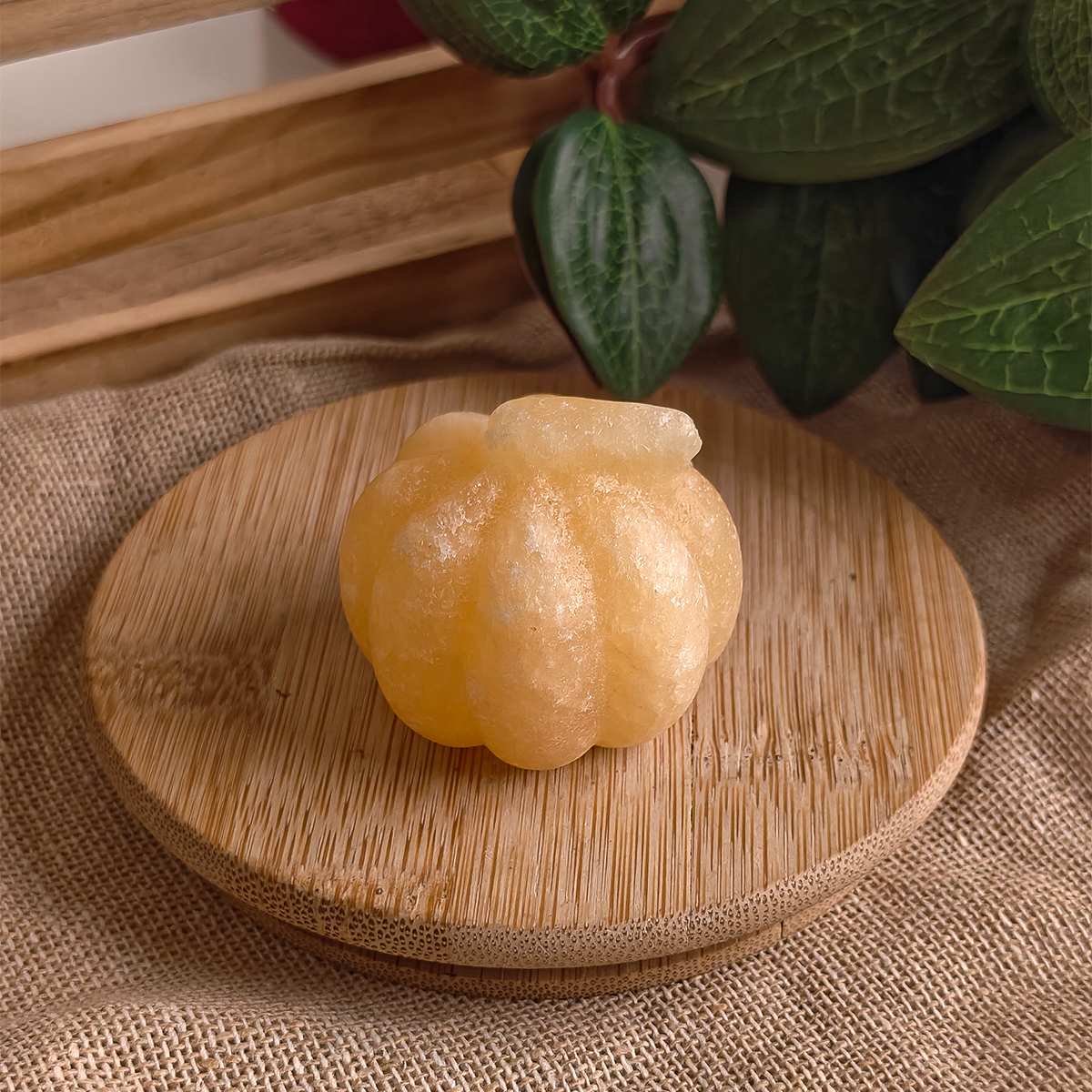 Yellow Calcite Pumpkin Big-Shubhanjali Store (3) yellow calcite pumpkin big