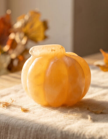 yellow calcite pumpkin big