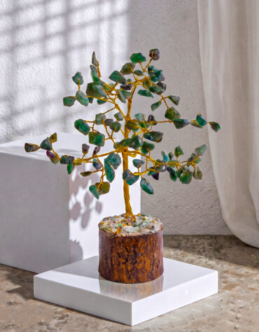 green jade tree 100b gold wire