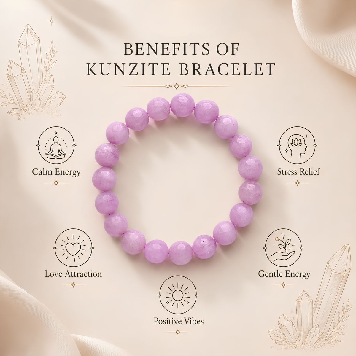 kunzite bracelet kunzite bracelet