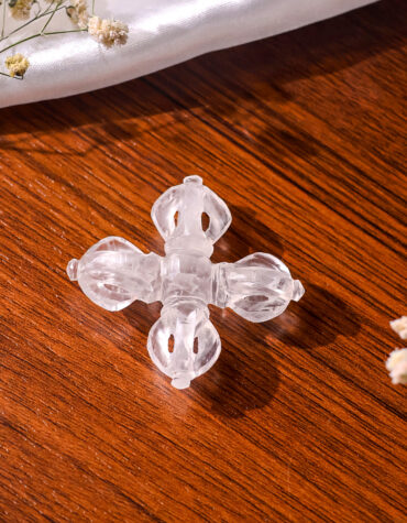 clear quartz vajra