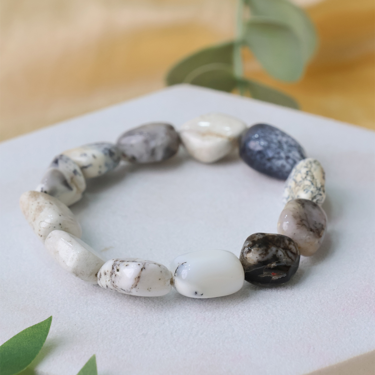 Dendrite Opal Tumble Bracelet