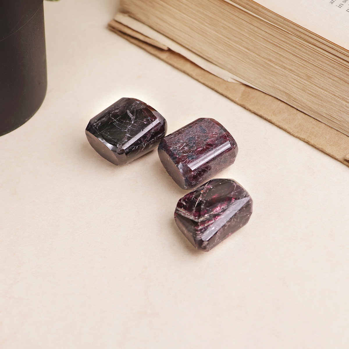 Gem Garnet Tumble-Shubhanjali Store (1) gem garnet tumble