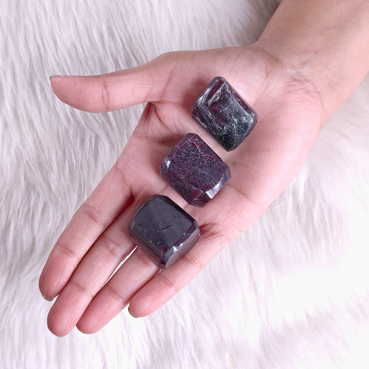 Gem Garnet Tumble-Shubhanjali Store (2) gem garnet tumble