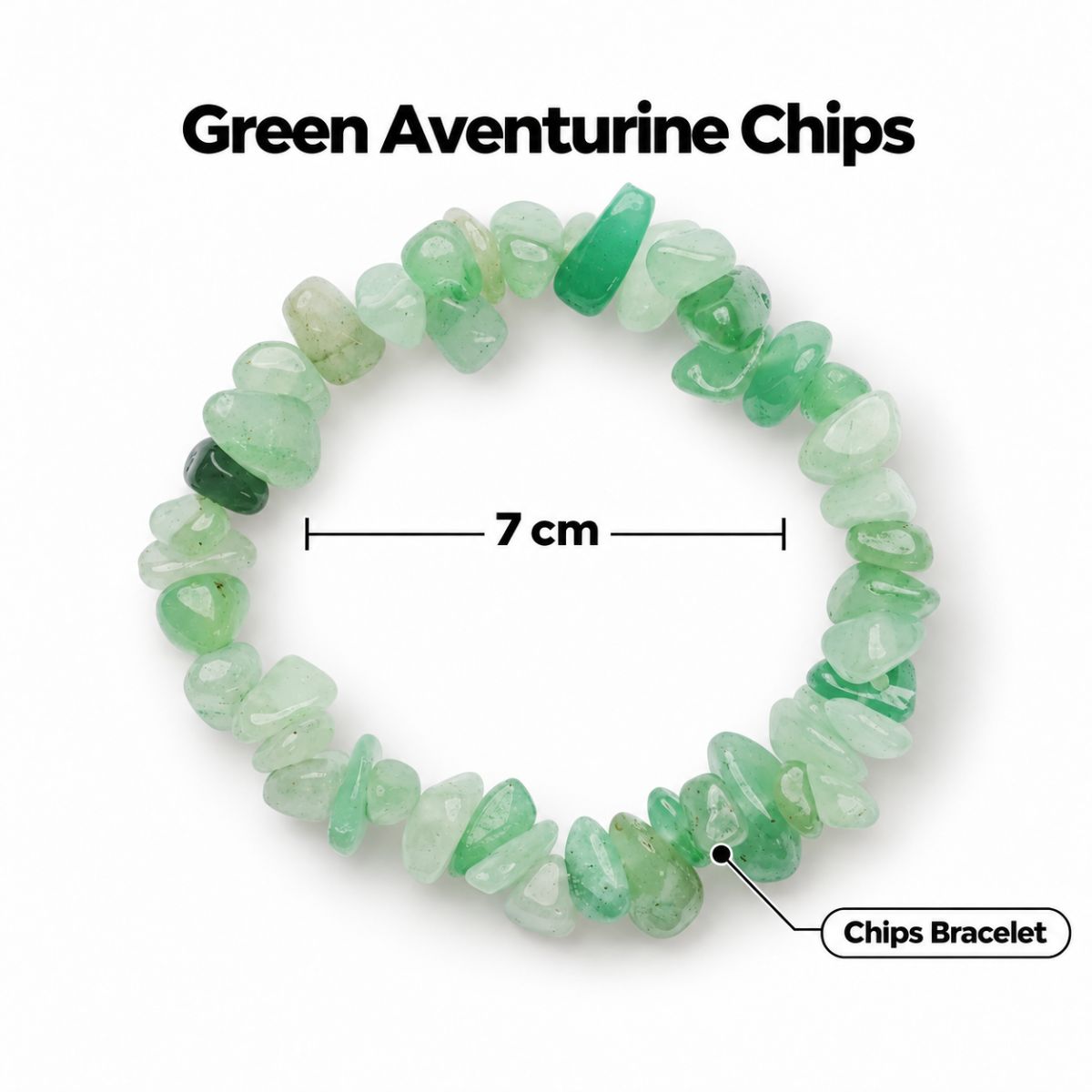 Green Aventurine Chips Bracelet green aventurine chips bracelet