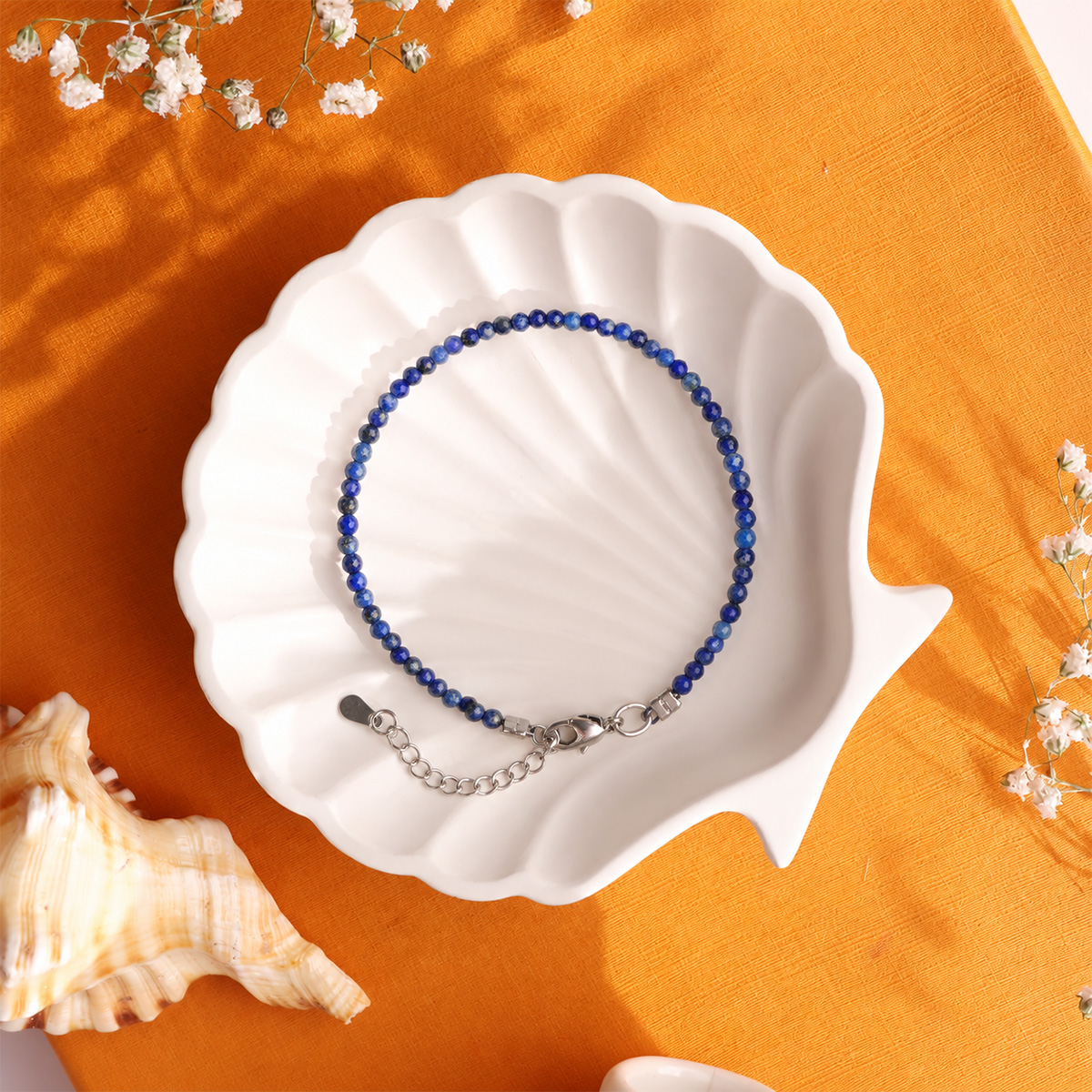 Lapis Faceted Chain Bracelet 2 MM-Shubhanjali Store (4) lapis faceted chain bracelet 2 mm