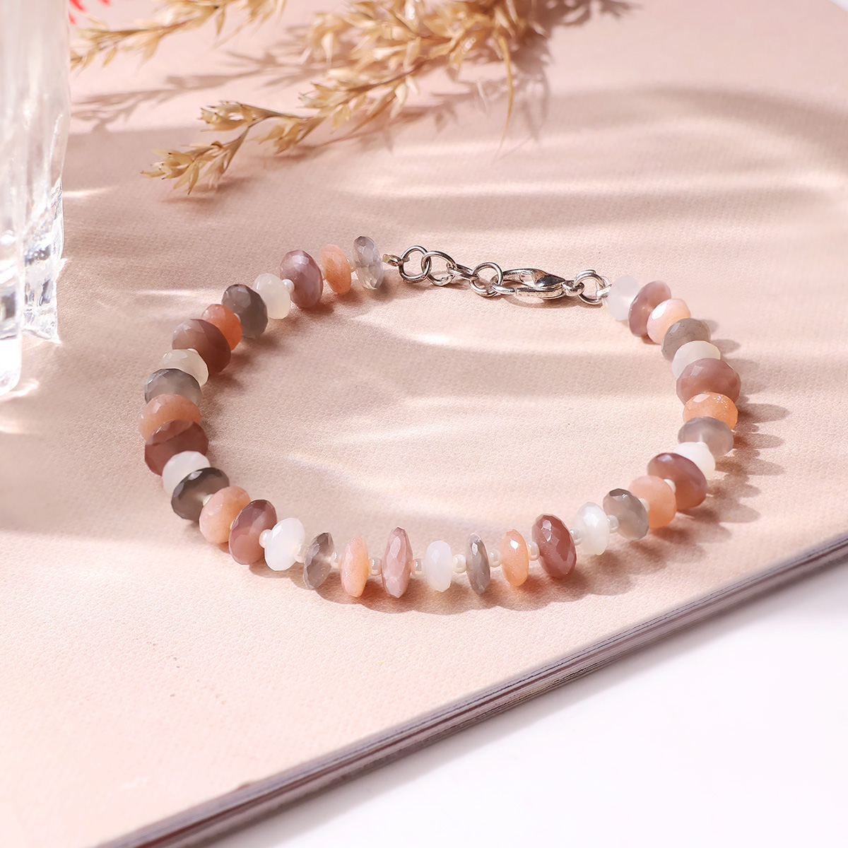 Multi Moonstone Bati Faceted Small Bracelet-Shubhanjali Store (3) auto draft