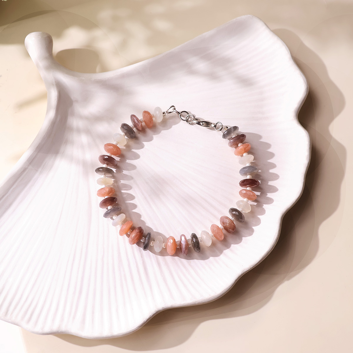Multi Moonstone Bati Faceted Small Bracelet-Shubhanjali Store (5) auto draft