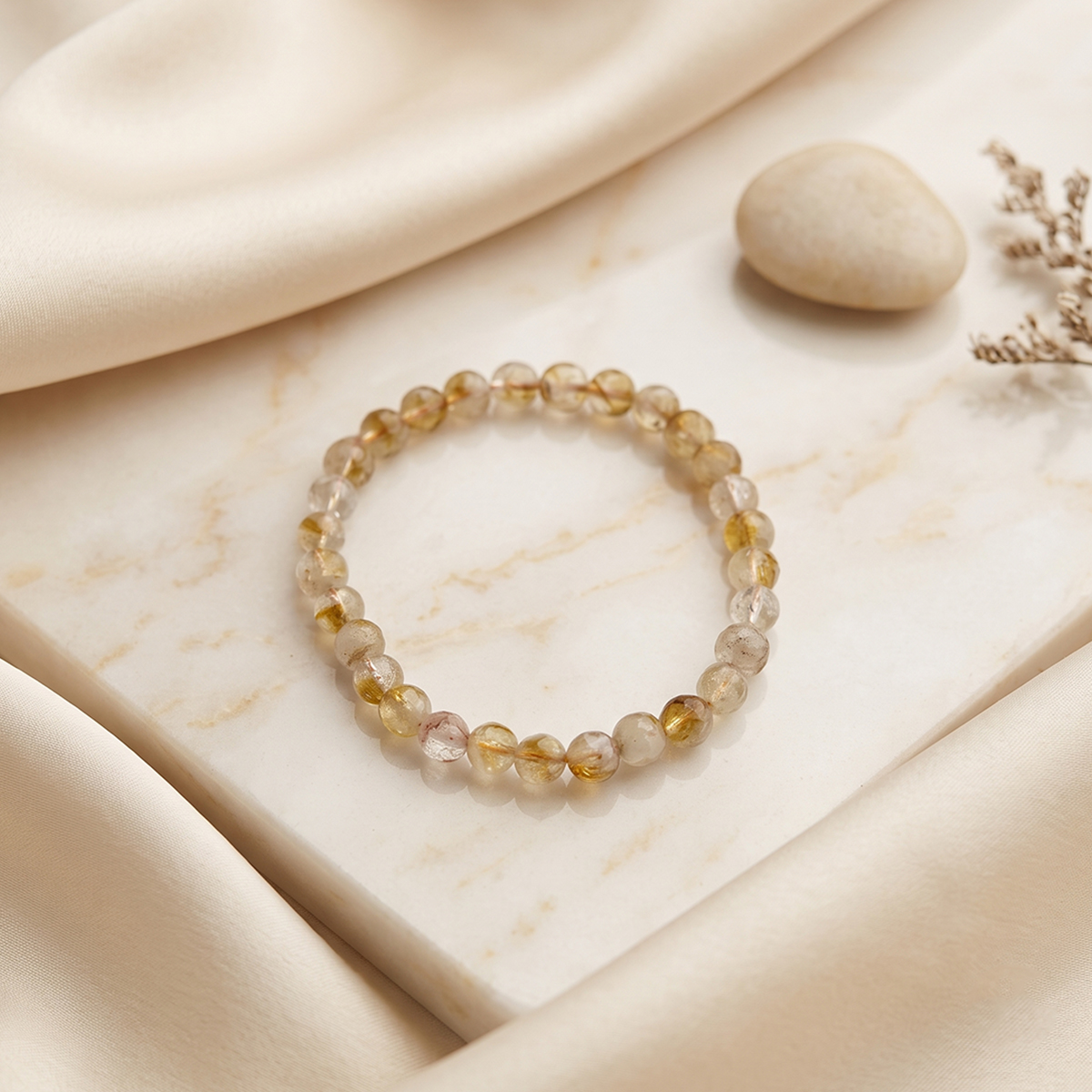 Natural Citrine Faceted Bracelet 6 mm-Shubhanjali Store (1) natural citrine faceted bracelet 6 mm